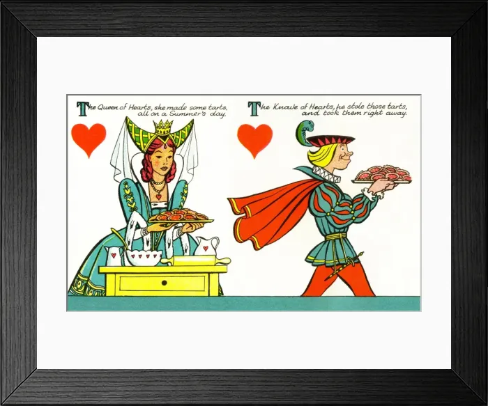 Framed Print : The Queen of Hearts