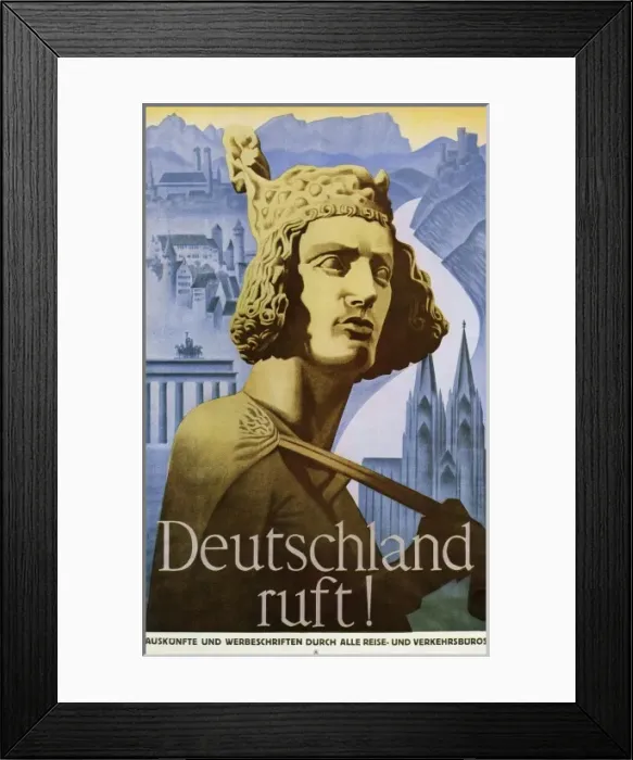 Framed Print : German promotional poster Framed Print : German promotional poster