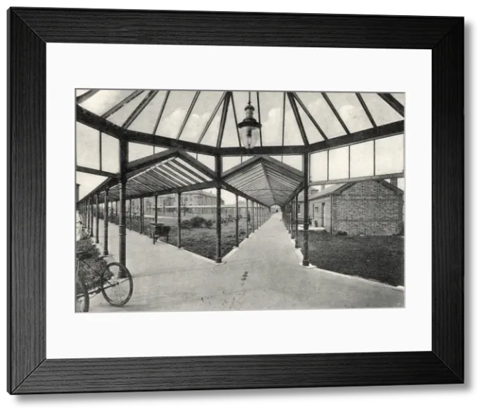 Framed Print : Joyce Green Hospital Corridor Framed Print : Joyce Green Hospital Corridor