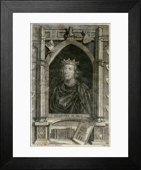 Framed Print : King Henry III of England Framed Print : King Henry III of England