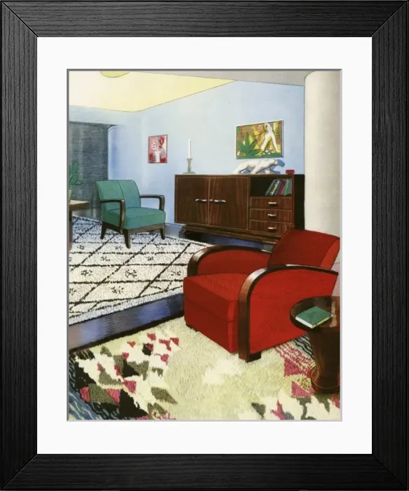 Framed Print : Living room interior Framed Print : Living room interior