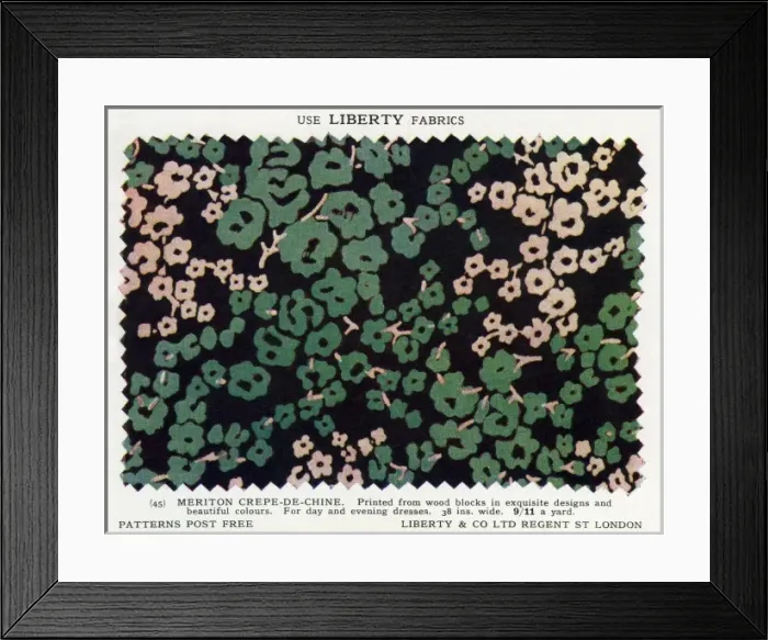Framed Print : Liberty print fabric Framed Print : Liberty print fabric