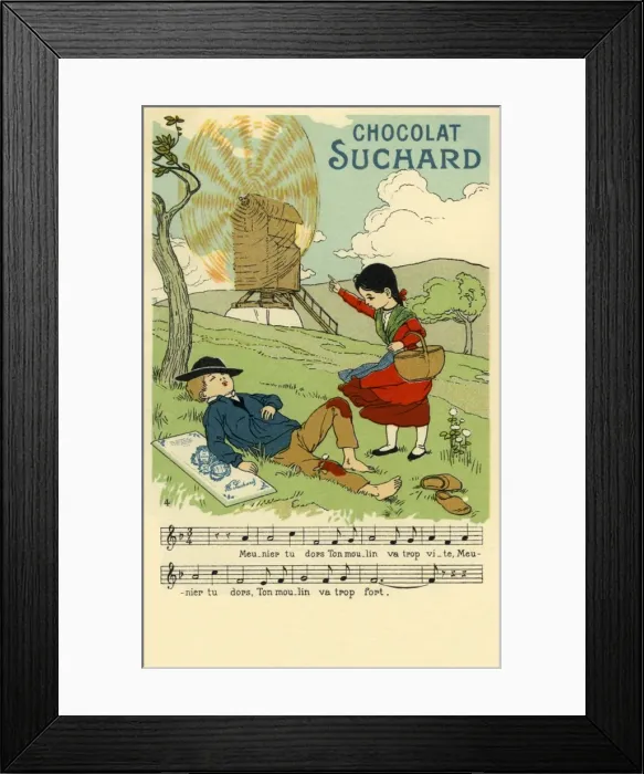 Framed Print : Chocolat Suchard advertisement Framed Print : Chocolat Suchard advertisement