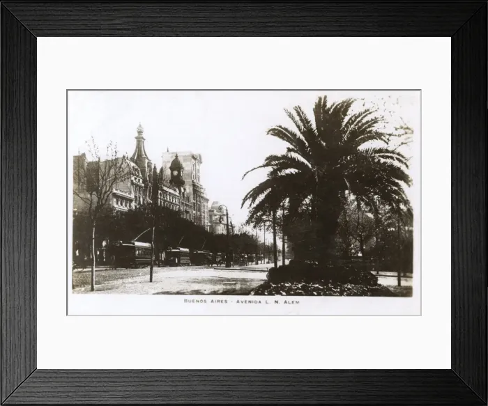Framed Print : Avenida L. N. Alem, Buenos Aires, Argentina Framed Print : Avenida L. N. Alem, Buenos Aires, Argentina