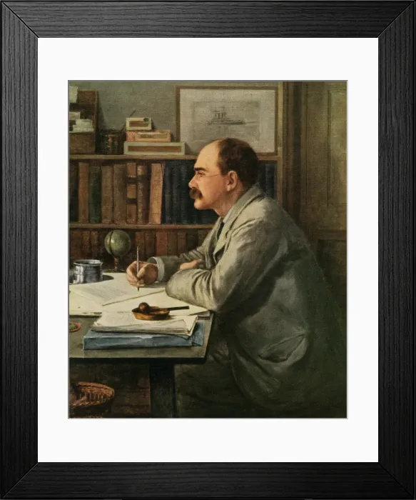 Framed Print : Rudyard Kipling Framed Print : Rudyard Kipling
