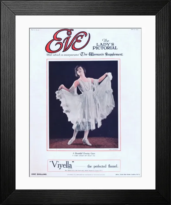 Framed Print : Front cover of Eve Magazine, 1921 Framed Print : Front cover of Eve Magazine, 1921