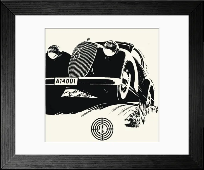Framed Print : Steyr motor car Framed Print : Steyr motor car