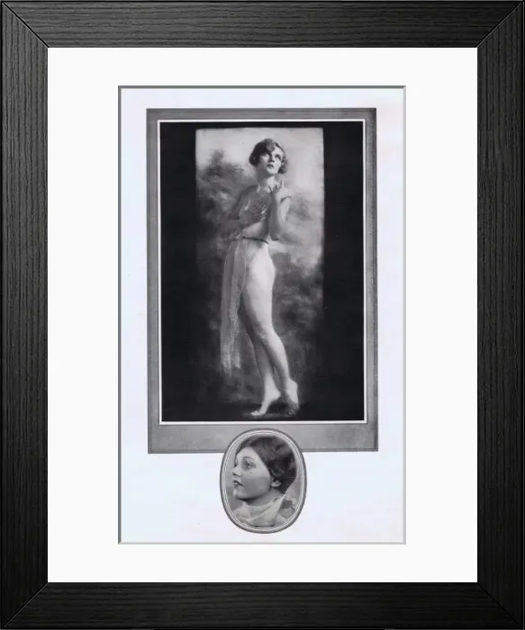 Framed Print : One of the showgirls in A Night in Spain, New York, 1927 Framed Print : One of the showgirls in A Night in Spain, New York, 1927