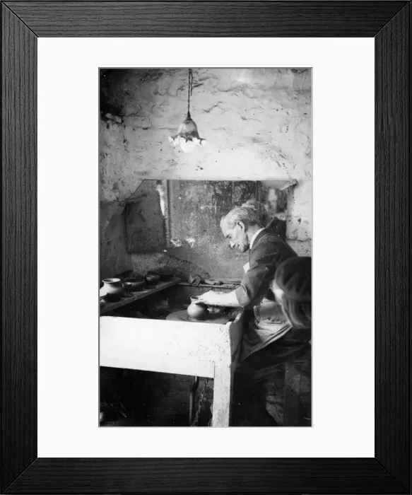 Framed Print : William Fishley Holland at work Framed Print : William Fishley Holland at work