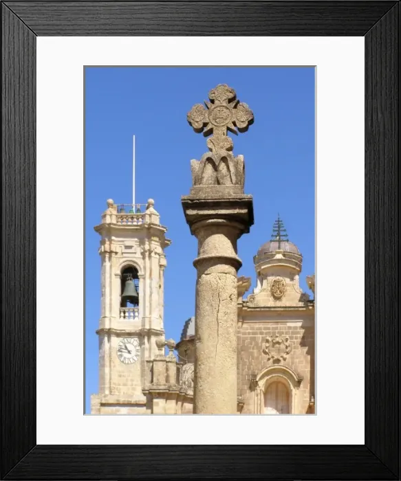 Framed Print : Gharb church, Gozo Framed Print : Gharb church, Gozo