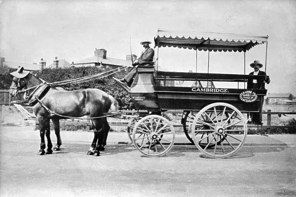Horse drawn bus, Walton-on-the-Naze, Essex