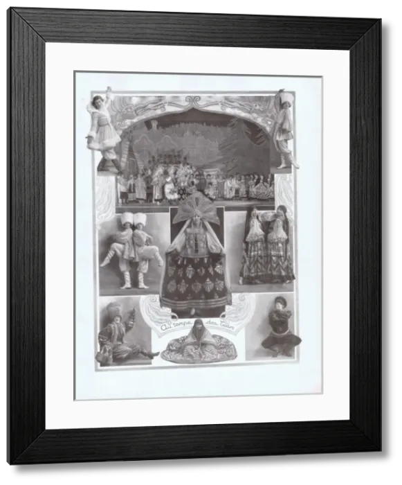 Framed Print : The scene Au Temps des Tsars from the revue Bonjour Paris Framed Print : The scene Au Temps des Tsars from the revue Bonjour Paris