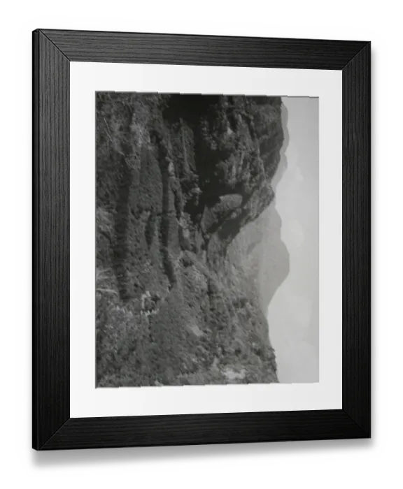 Framed Print : View of hills, Dominica, West Indies Framed Print : View of hills, Dominica, West Indies