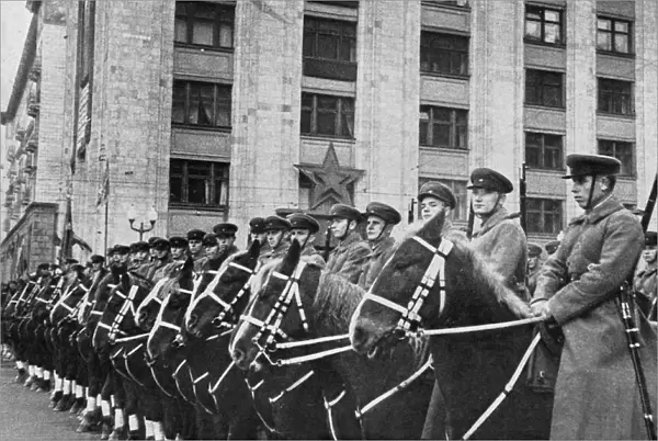 Russian Cavalry in Red Square, 1939