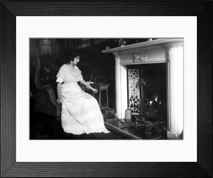 Framed Print : English soprano Miss Sylva (Sylvia) Van Dyck Framed Print : English soprano Miss Sylva (Sylvia) Van Dyck