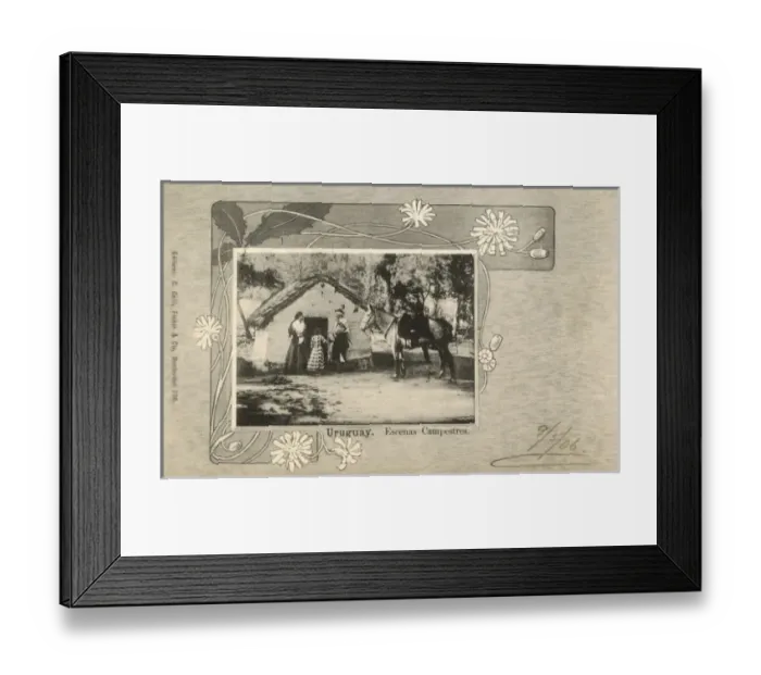 Framed Print : A country scene in Uruguay Framed Print : A country scene in Uruguay