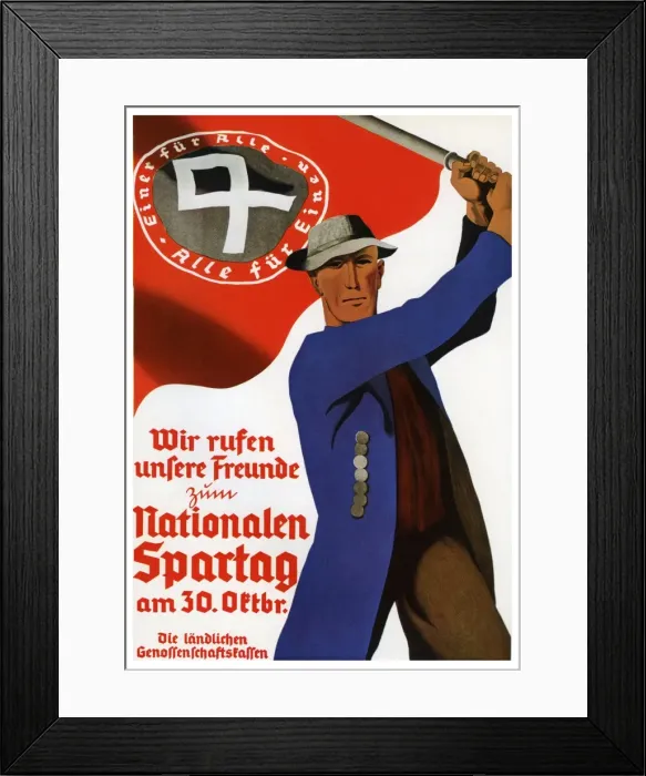 Framed Print : German promotional poster Framed Print : German promotional poster