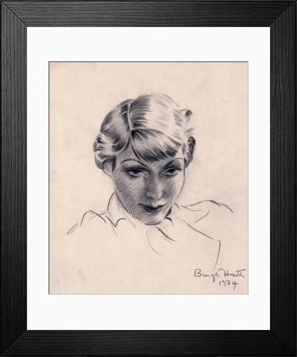 Framed Print : Portrait of a woman, 1930s Framed Print : Portrait of a woman, 1930s