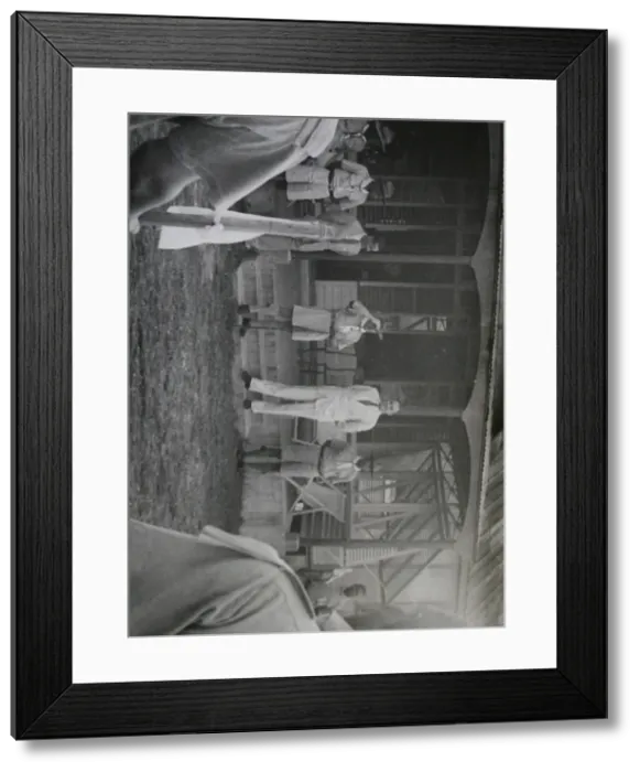 Framed Print : Scouts on parade for Commissioner, Grenada, West Indies Framed Print : Scouts on parade for Commissioner, Grenada, West Indies