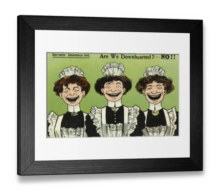 Framed Print : The Servants Insurance Act Framed Print : The Servants Insurance Act