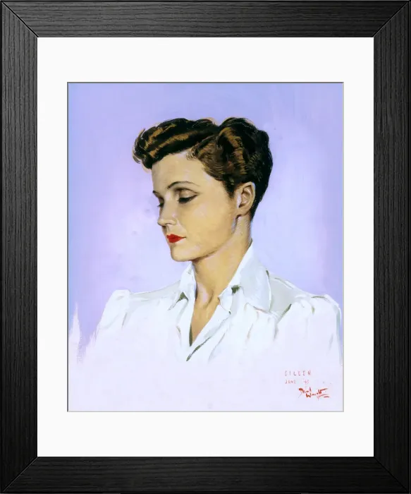 Framed Print : Eileen Shaw by David Wright Framed Print : Eileen Shaw by David Wright