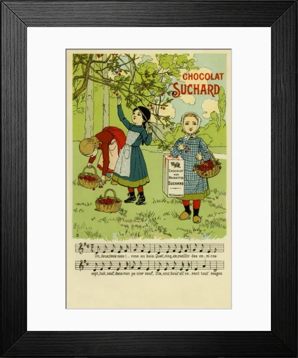 Framed Print : Chocolat Suchard advertisement Framed Print : Chocolat Suchard advertisement