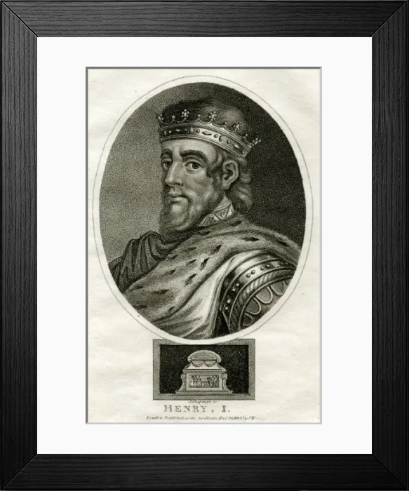 Framed Print : King Henry I of England Framed Print : King Henry I of England