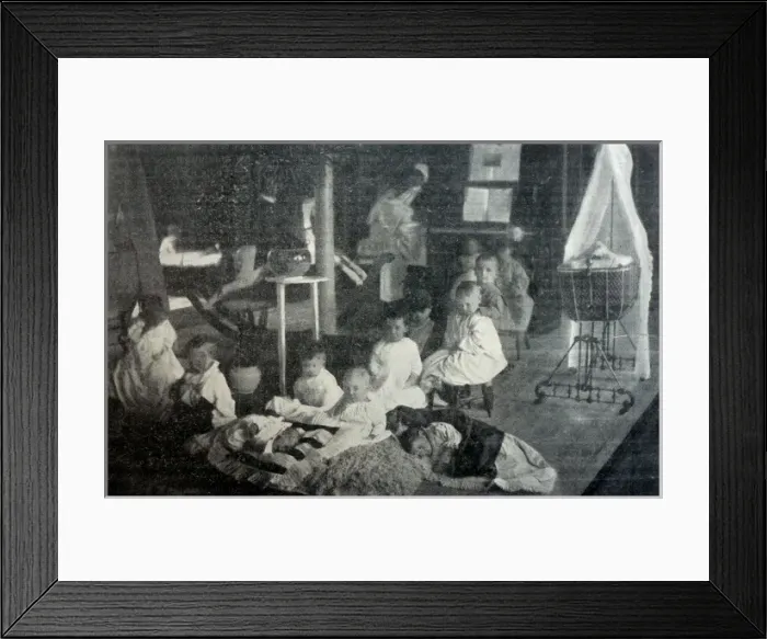 Framed Print : Childrens Nursery at St Pancras Workhouse, London Framed Print : Childrens Nursery at St Pancras Workhouse, London