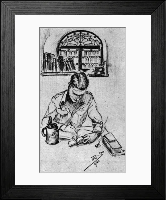 Framed Print : The Padres room, Posen, 1941 Framed Print : The Padres room, Posen, 1941