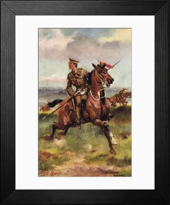Framed Print : 21st Lancers - Scouting Framed Print : 21st Lancers - Scouting