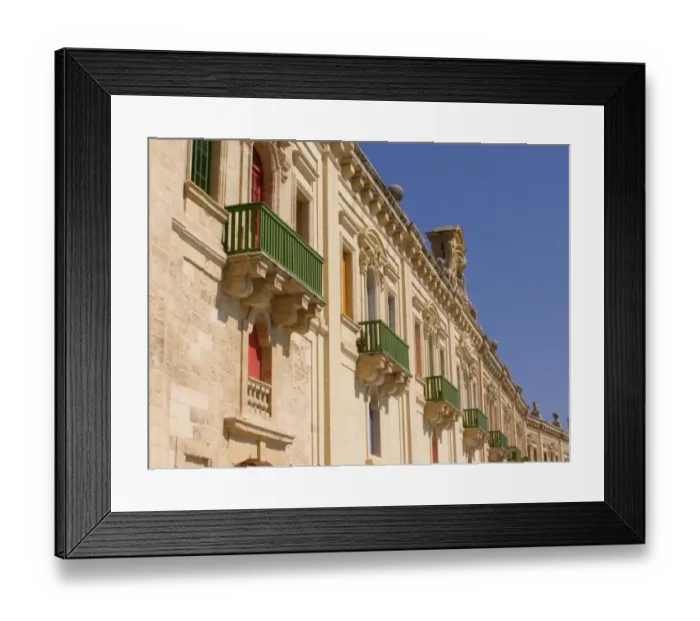Framed Print : Valletta Waterfron Framed Print : Valletta Waterfron