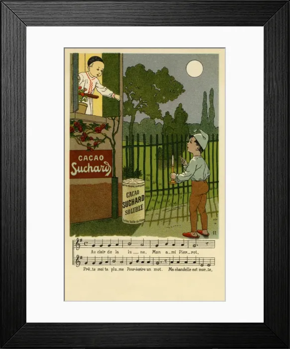 Framed Print : Cacao Suchard advertisement Framed Print : Cacao Suchard advertisement