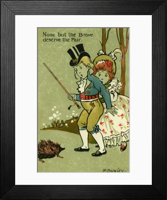 Framed Print : None But the Brave Deserve the Fair Framed Print : None But the Brave Deserve the Fair