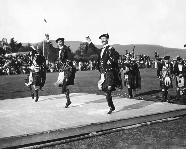 Highland dancers at Braemar Highland Games