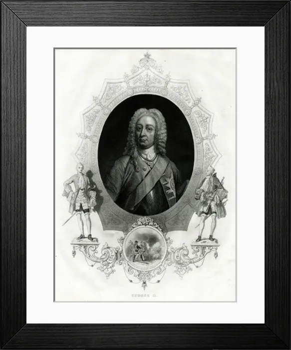 Framed Print : King George II of Britain Framed Print : King George II of Britain