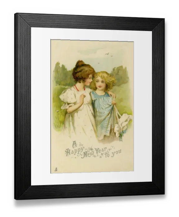 Framed Print : Girlfriends on a country walk Framed Print : Girlfriends on a country walk