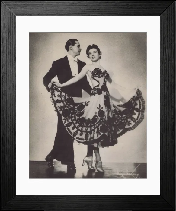 Framed Print : The dancing team of Capella & Patricia, USA, 1943 Framed Print : The dancing team of Capella & Patricia, USA, 1943