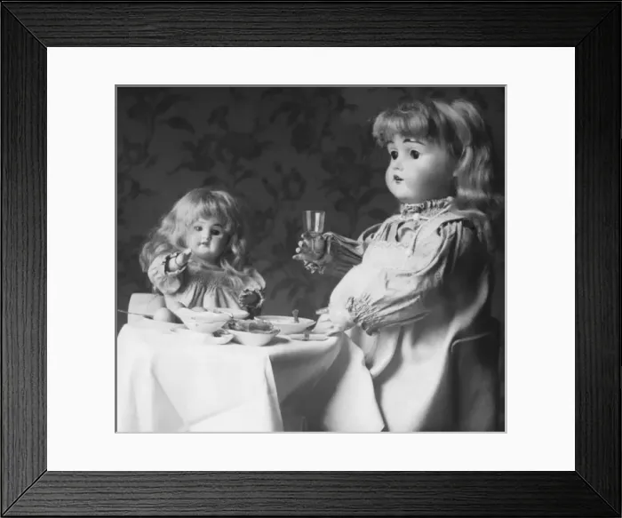 Framed Print : Dolls Dinner Framed Print : Dolls Dinner
