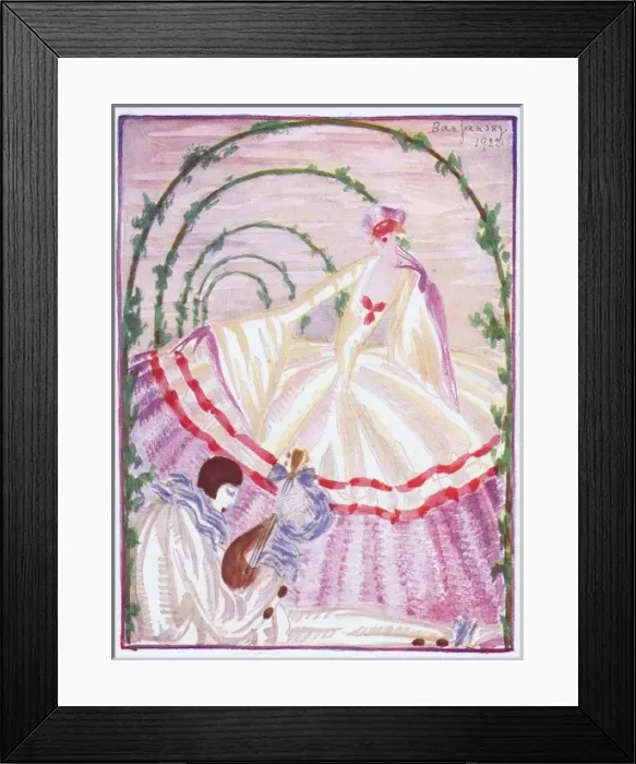 Framed Print : Programme cover for the drama Werther at the Nouveau Theatre Framed Print : Programme cover for the drama Werther at the Nouveau Theatre