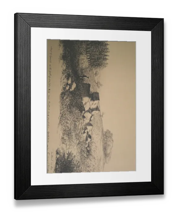 Framed Print : Syenite Rocks, Old John Hill, Swithland, Leicestershire Framed Print : Syenite Rocks, Old John Hill, Swithland, Leicestershire