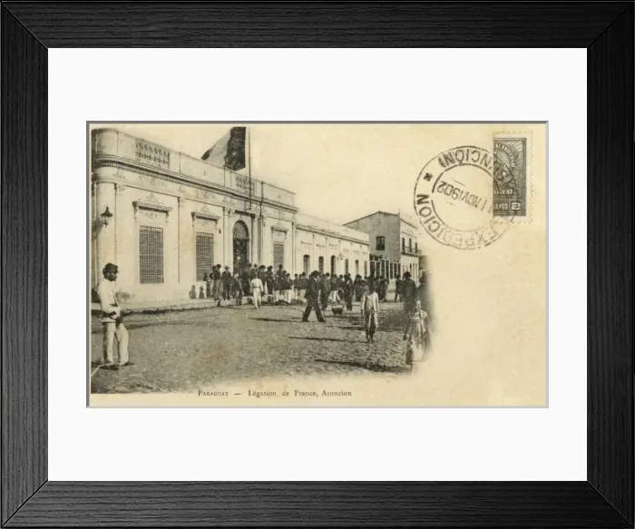Framed Print : Paraguay - Asuncion - French Embassy Framed Print : Paraguay - Asuncion - French Embassy