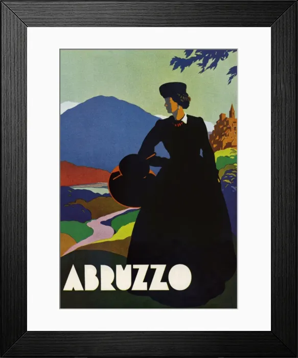 Framed Print : Travel poster Framed Print : Travel poster