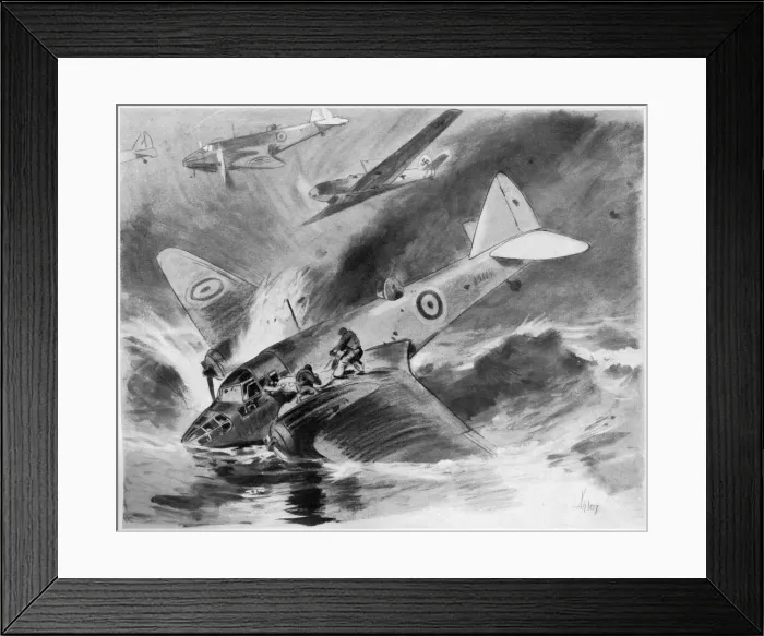 Framed Print : Scenes from World War II Framed Print : Scenes from World War II