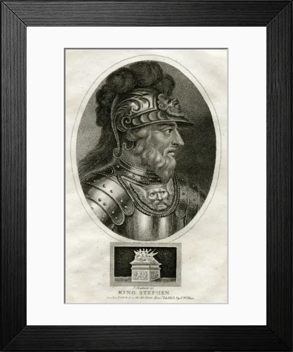 Framed Print : King Stephen I of England Framed Print : King Stephen I of England