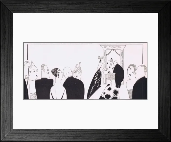 Framed Print : Art deco illustration by Fish, 1916 Framed Print : Art deco illustration by Fish, 1916