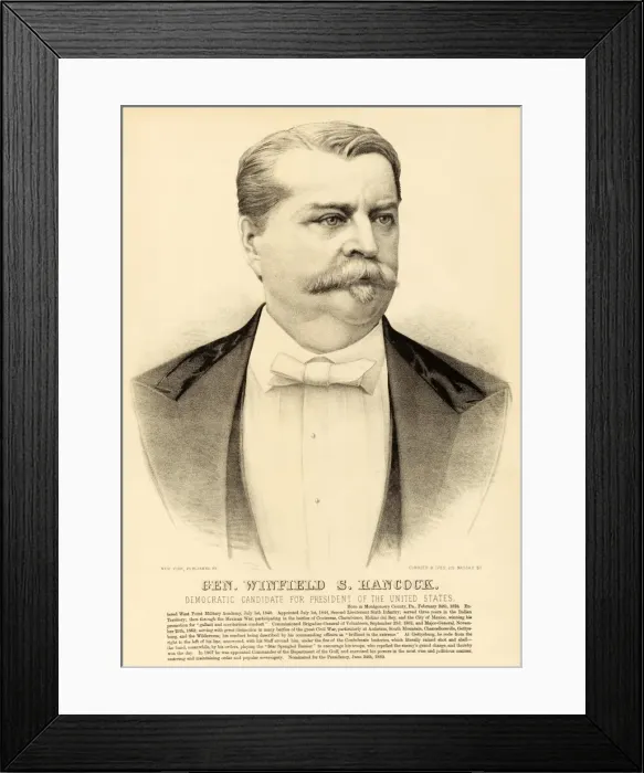 Framed Print : General Winfield S. Hancock Framed Print : General Winfield S. Hancock