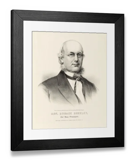Framed Print : Horace Greeley Framed Print : Horace Greeley