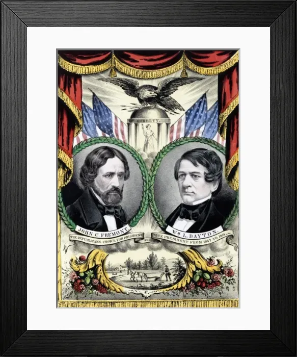 Framed Print : Grand National Republican Banner Framed Print : Grand National Republican Banner