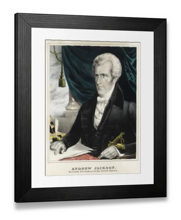 Framed Print : Andrew Jackson Framed Print : Andrew Jackson