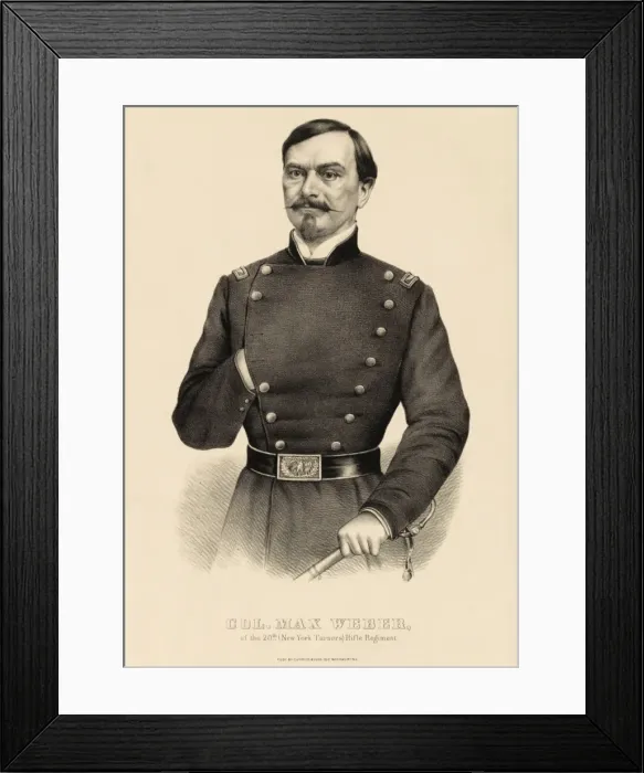 Framed Print : Colonel Max Weber Framed Print : Colonel Max Weber